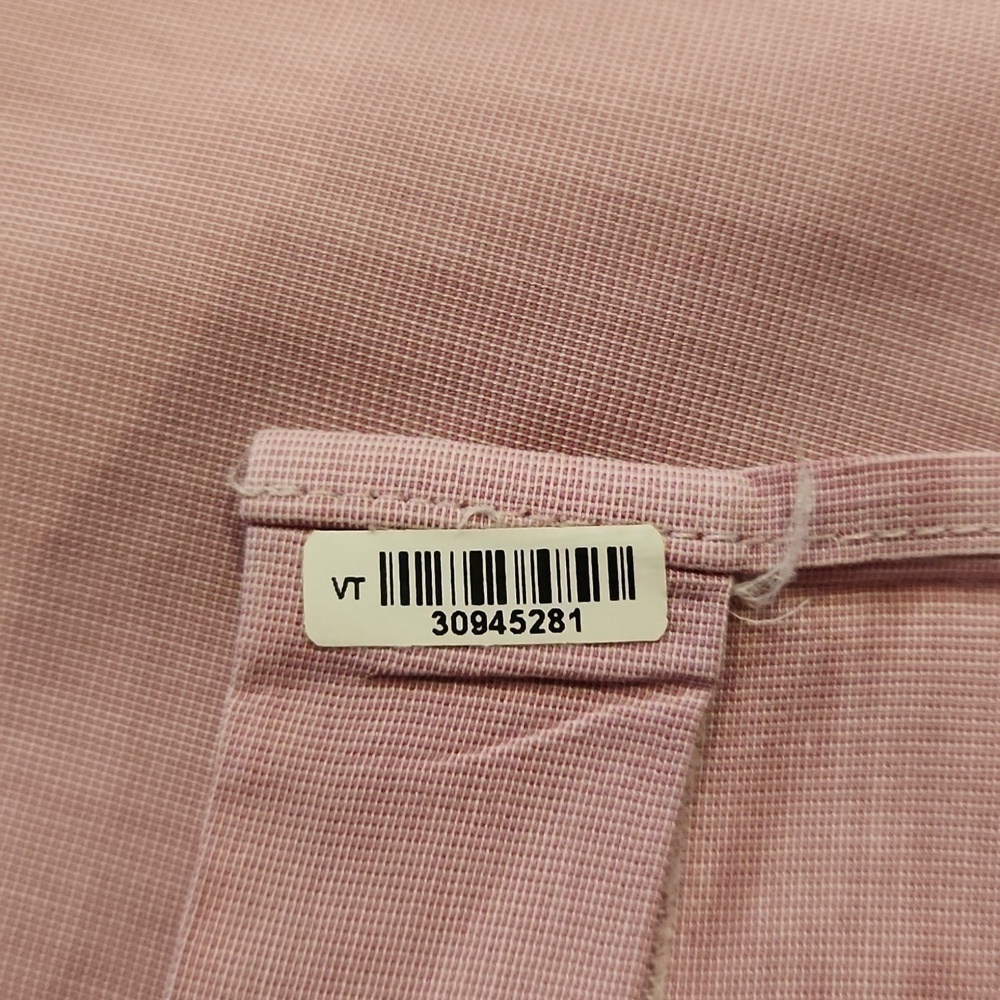 3/$20 Kenneth Cole Reaction Pink Button-Up Dress Shirt - Picture 9 of 11